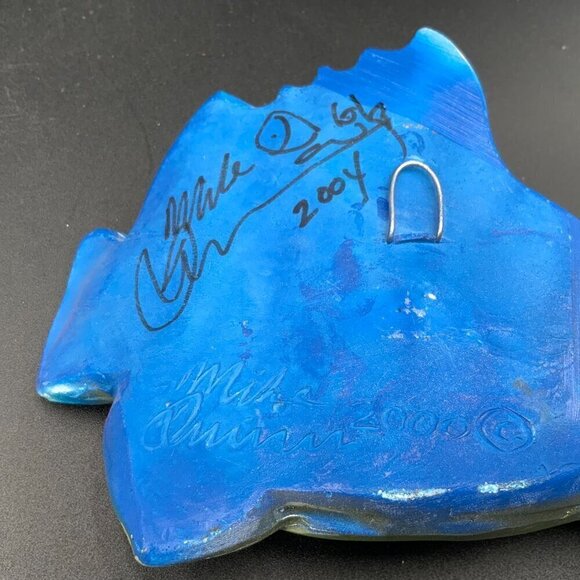 2000 Vtg Mike Quinn Buzz Fish with Attitude Wall Art Sculpture Signed 2004 - Picture 3 of 9